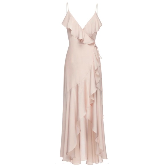 SHONA‎ JOY LUXE BIAS FRILL WRAP DRESS - Picture 5 of 16